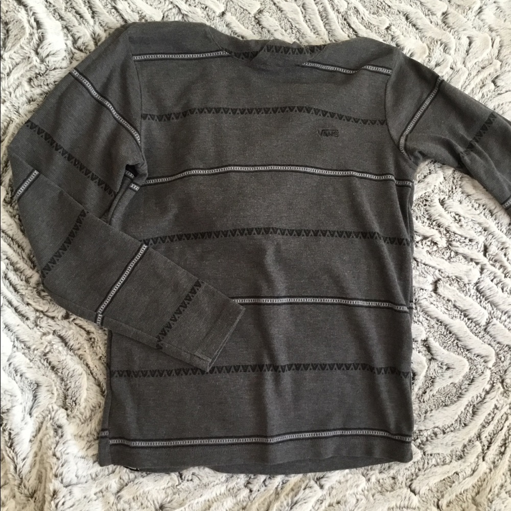 Boys Long Sleeve Vans Pullover Hoodie